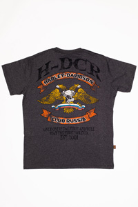 Серая футболка Harley Davidson